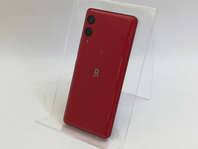 【中古】Wiko 楽天モバイル 【SIMフリー】 Rakuten Hand 5G クリムゾンレッド 4GB 128GB P780【大宮東口】保証期間１ヶ月【ランクB】