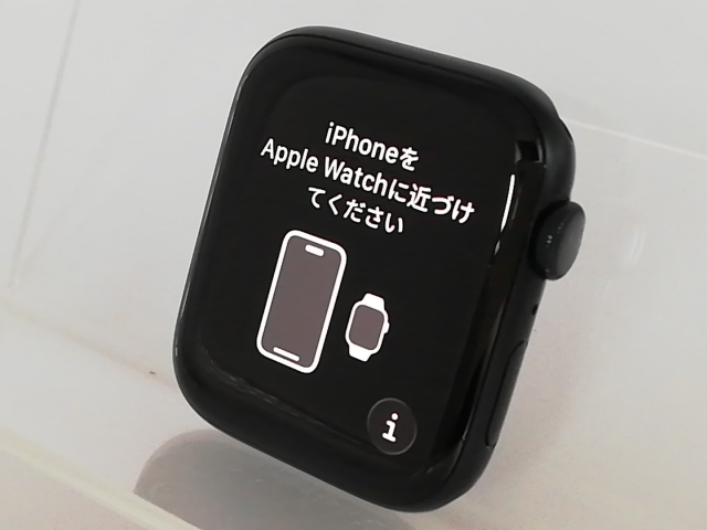【中古】Apple Apple Watch SE2 44mm GPS ミッドナイトアルミニウムケース/ミッドナイトスポーツバンド MNK03J/A【大宮東口】保証期間１ヶ月【ランクB】