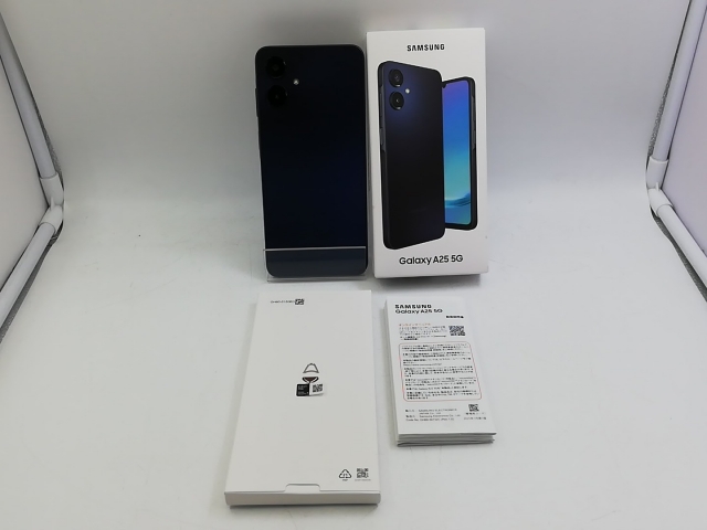 未使用】SAMSUNG au 【SIMフリー】 Galaxy A25 5G ブラック 4GB 64GB