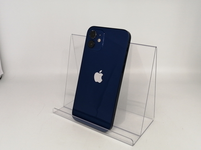 【中古】Apple docomo 【SIMロック解除済み】 iPhone 12 64GB ブルー MGHR3J/A【池袋東口】保証期間１ヶ月【ランクC】