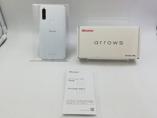 【未使用】Fujitsu docomo 【SIMフリー】 arrows We ホワイト 4GB 64GB F-51B【大宮東口】保証期間３ヶ月_3