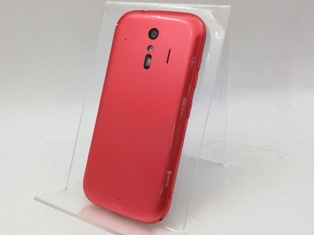 【中古】Fujitsu docomo 【SIMロック解除済み】 らくらくスマートフォン ピンク 3GB 32GB F-42A【大宮東口】保証期間１ヶ月【ランクB】