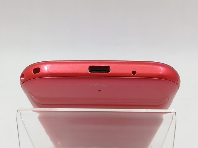 【中古】Fujitsu docomo 【SIMロック解除済み】 らくらくスマートフォン ピンク 3GB 32GB F-42A【大宮東口】保証期間１ヶ月【ランクB】_6