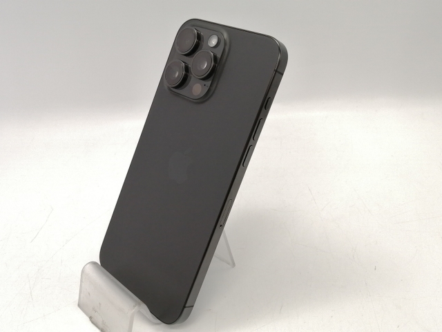 【中古】Apple 国内版 【SIMフリー】 iPhone 15 Pro Max 256GB ブラックチタニウム MU6P3J/A【大宮東口】保証期間１ヶ月【ランクA】