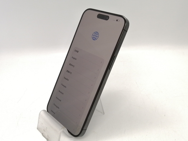 【中古】Apple 国内版 【SIMフリー】 iPhone 15 Pro Max 256GB ブラックチタニウム MU6P3J/A【大宮東口】保証期間１ヶ月【ランクA】