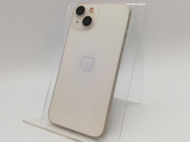 【中古】Apple SoftBank 【SIMフリー】 iPhone 13 128GB スターライト MLND3J/A【大宮東口】保証期間１ヶ月【ランクA】 37,037円