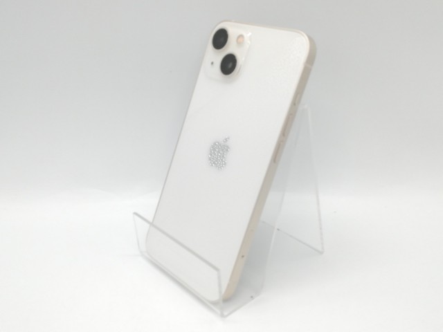 【中古】【赤ロム保証あり】Apple au 【SIMフリー】 iPhone 13 128GB スターライト MLND3J/A【大宮東口】保証期間１ヶ月【ランクB】