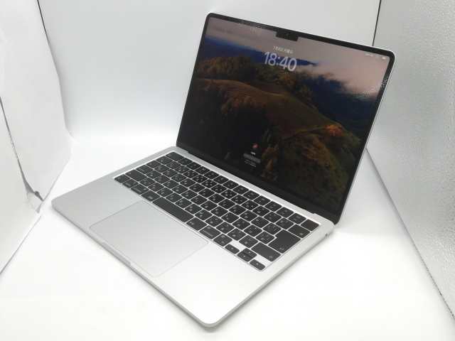 【中古】Apple MacBook Air 13インチ M2(CPU:8C/GPU:8C) 8GB/256GB シルバー MLXY3J/A (M2・2022)【大宮東口】保証期間１ヶ月【ランクB