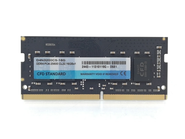 【中古】260PIN 16GB DDR4-3200(PC4-25600) SODIMM 【ノートPC用】【大宮東口】保証期間１週間