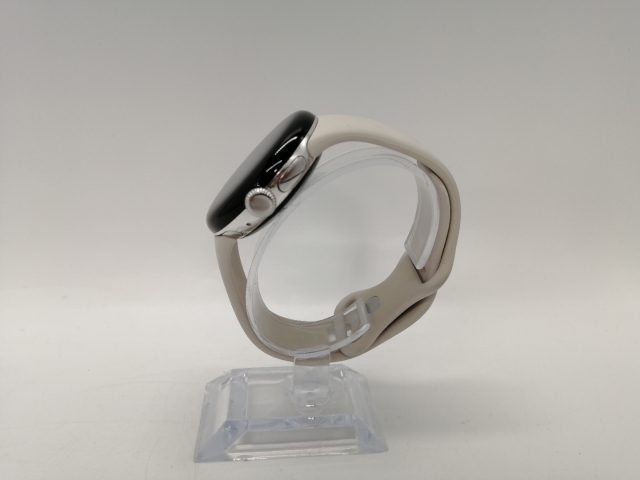 【中古】Google Pixel Watch2 Bluetooth/Wi-Fiモデル PolishedSilverアルミケース/Porcelainアクティブバンド【大宮東口】保証期間１ヶ月【ランクC】_1