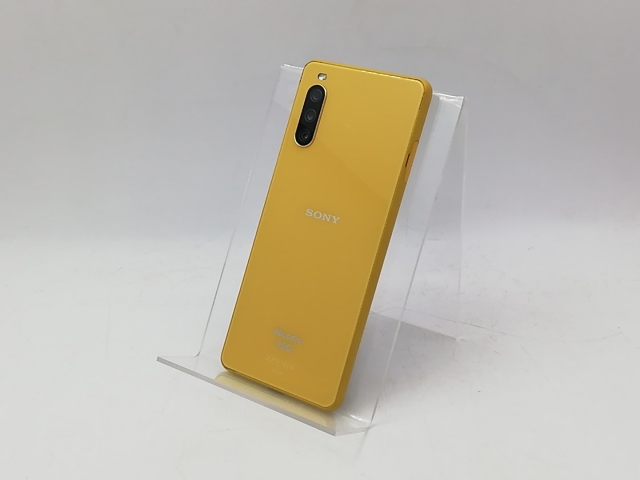 中古】SONY docomo 【SIMロック解除済み】 Xperia 10 III イエロー 6GB