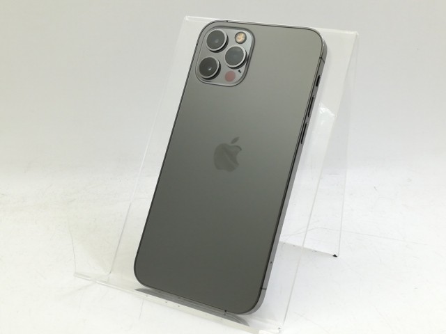 【中古】Apple docomo 【SIMロック解除済み】 iPhone 12 Pro 256GB グラファイト MGM93J/A【大宮東口】保証期間１ヶ月【ランクB】