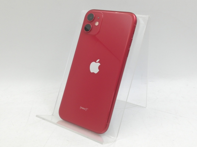 【中古】Apple docomo 【SIMロック解除済み】 iPhone 11 64GB (PRODUCT)RED MWLV2J/A【大宮東口】保証期間１ヶ月【ランクB】