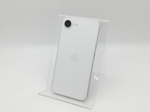 【中古】Apple SoftBank 【SIMフリー】 iPhone 16e 128GB ホワイト MD1R4J/A【中野】保証期間１ヶ月【ランクB】