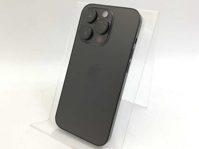 【中古】Apple SoftBank 【SIMフリー】 iPhone 14 Pro 256GB スペースブラック MQ0Q3J/A【大宮東口】保証期間１ヶ月【ランクB】