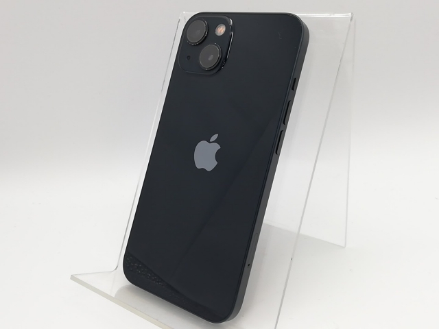 【中古】Apple au 【SIMフリー】 iPhone 13 128GB ミッドナイト MLNC3J/A【大宮東口】保証期間１週間【ランクC】