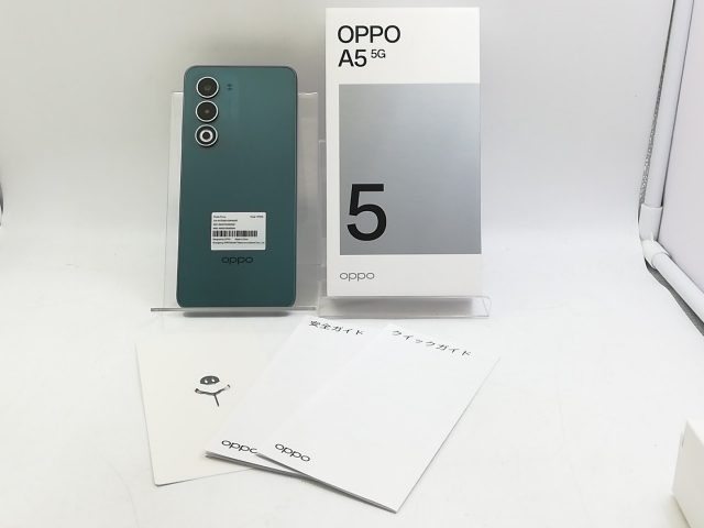 【中古】Oppo au 【SIMフリー】 OPPO A5 5G 4GB 128GB グリーン OPG06【大宮東口】保証期間１ヶ月【ランクA】_7