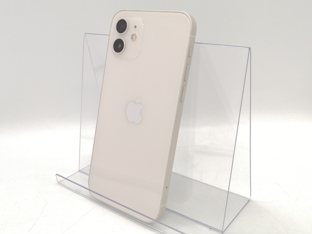 【中古】Apple 楽天モバイル 【SIMフリー】 iPhone 12 256GB ホワイト MGJ13J/A【池袋東口】保証期間１ヶ月【ランクC】