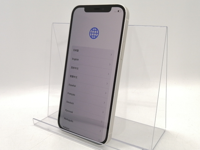 【中古】Apple 楽天モバイル 【SIMフリー】 iPhone 12 256GB ホワイト MGJ13J/A【池袋東口】保証期間１ヶ月【ランクC】_1