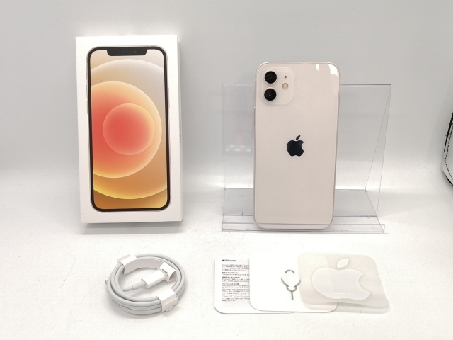 【中古】Apple 楽天モバイル 【SIMフリー】 iPhone 12 256GB ホワイト MGJ13J/A【池袋東口】保証期間１ヶ月【ランクC】_7