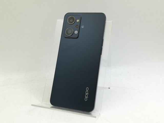 【中古】Oppo au 【SIMフリー】 OPPO Reno7 A スターリーブラック 6GB 128GB OPG04【大宮東口】保証期間１ヶ月【ランクB】