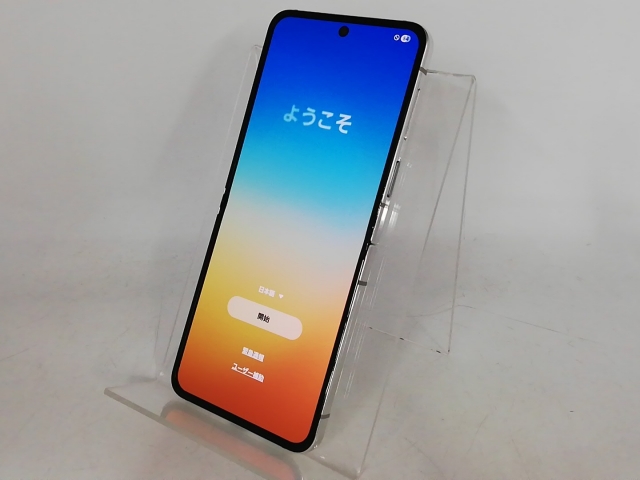 【中古】SAMSUNG au 【SIMフリー】 Galaxy Z Flip5 クリーム 8GB 256GB SCG23【大宮東口】保証期間１ヶ月【ランクA】_1
