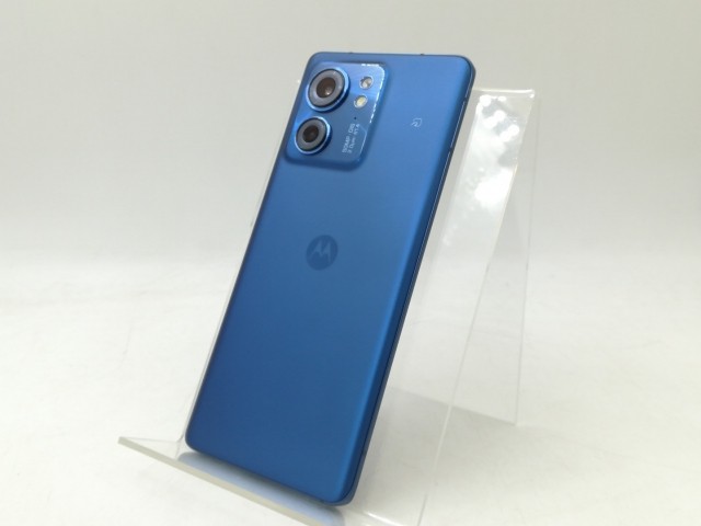 中古】MOTOROLA 国内版 【SIMフリー】 edge 40 ルナブルー 8GB