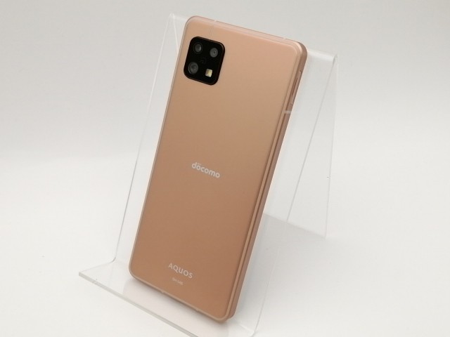 【中古】SHARP docomo 【SIMフリー】 AQUOS sense6 ライトカッパー 4GB 64GB SH-54B【大宮東口】保証期間１ヶ月【ランクC】