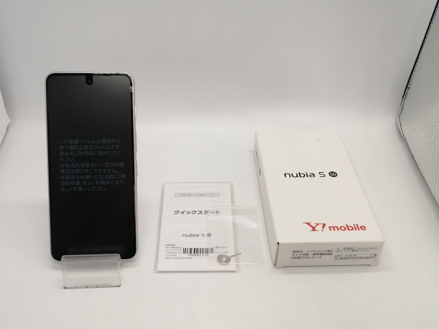 【未使用】ZTE ymobile 【SIMフリー】 nubia S 5G 4GB 128GB ホワイト A403ZT【大宮東口】保証期間３ヶ月_2