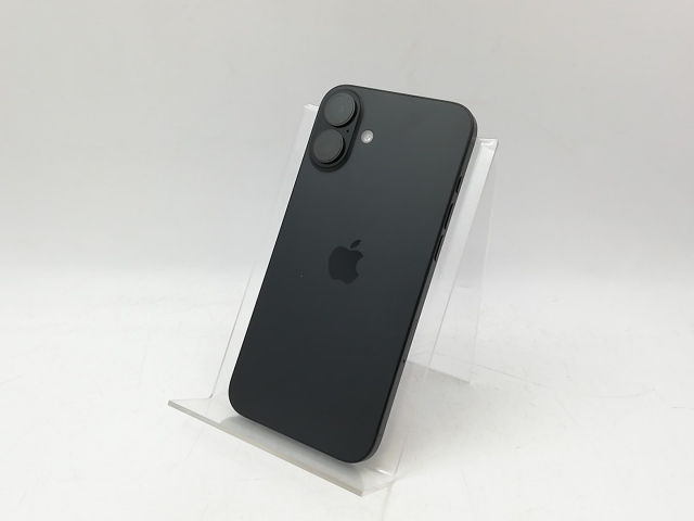 【中古】Apple 国内版 【SIMフリー】 iPhone 16 Plus 128GB ブラック MXVA3J/A【大宮東口】保証期間１ヶ月【ランクB】