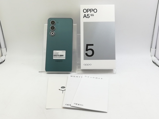 【中古】Oppo au 【SIMフリー】 OPPO A5 5G 4GB 128GB グリーン OPG06【大宮東口】保証期間１ヶ月【ランクA】_7