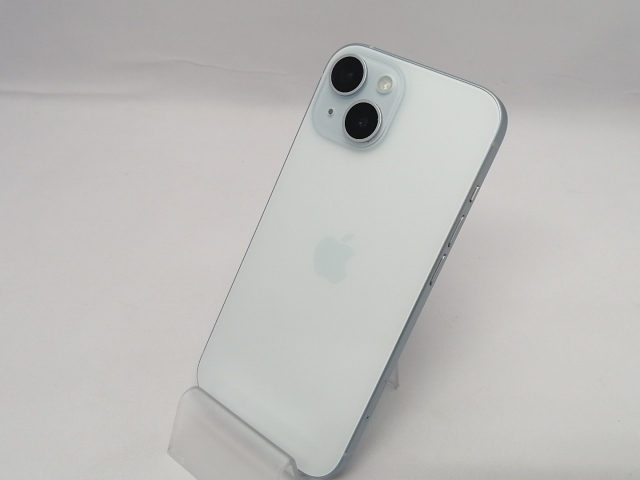 【中古】Apple 国内版 【SIMフリー】 iPhone 15 512GB ブルー MTMX3J/A【川越クレアモール】保証期間１ヶ月【ランクA】
