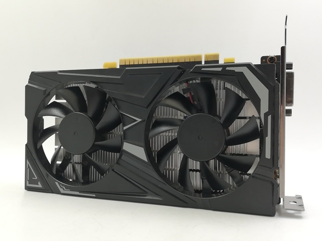 【中古】玄人志向 GF-GTX1650D6-E4GB/DF3 GTX1650/4GB(GDDR6)/PCI-E【大宮東口】保証期間１週間