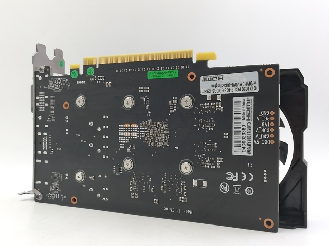 中古】玄人志向 GF-GTX1650D6-E4GB/DF3 GTX1650/4GB(GDDR6)/PCI-E