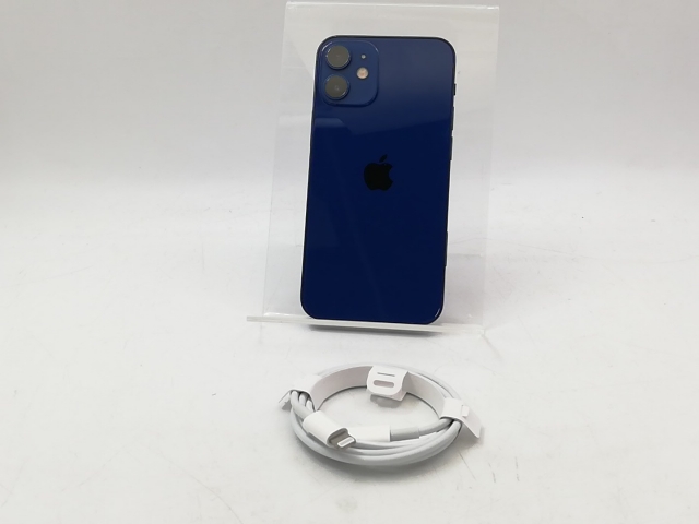 【中古】Apple SoftBank 【SIMロック解除済み】 iPhone 12 mini 256GB ブルー MGDV3J/A【川越クレアモール】保証期間１ヶ月【ランクB】