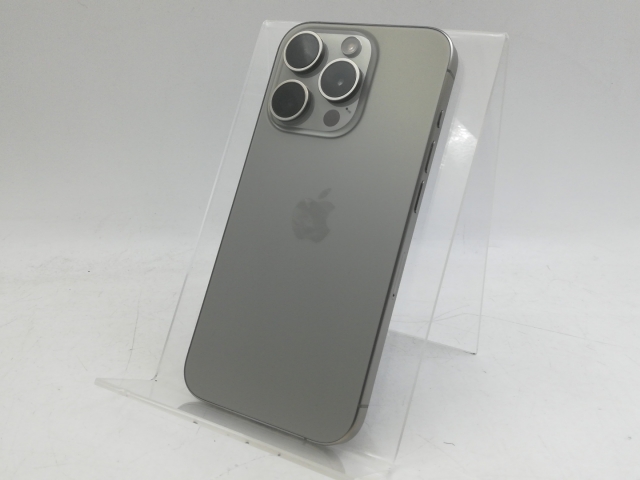 【中古】Apple 国内版 【SIMフリー】 iPhone 15 Pro 256GB ナチュラルチタニウム MTUF3J/A【大宮東口】保証期間１ヶ月【ランクA】の通販は