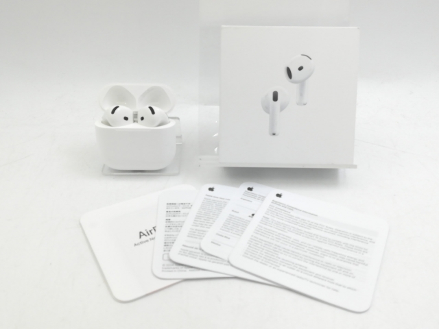 【美品】AirPods 4 ノイズキャンセリング 楽天市場】AirPods 4 アクティブノイズキャンセリング搭載