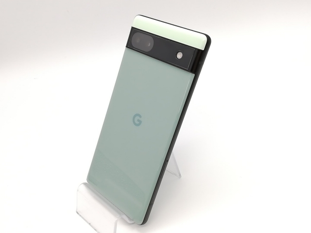 中古】Google au 【SIMフリー】 Pixel 6a セージ 6GB 128GB GB17L