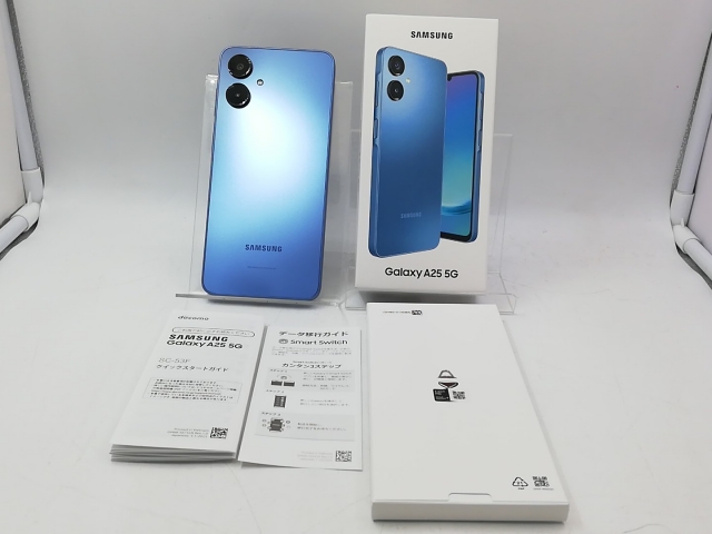 【未使用】SAMSUNG docomo 【SIMフリー】 Galaxy A25 5G ブルー 4GB 64GB SC-53F【大宮東口】保証期間３ヶ月_2