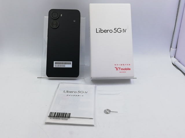 【未使用】ZTE ymobile 【SIMフリー】 Libero 5G IV 4GB 128GB ブラック A302ZT【大宮東口】保証期間３ヶ月_3