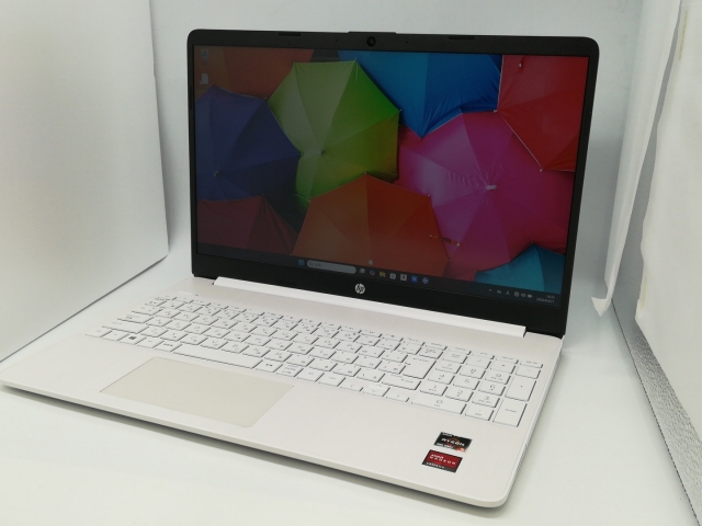 【中古】HP HP 15s-eq1000 15s-eq1132AU ピュアホワイト【R5 4500U 8G 512G(SSD) WiFi 15LCD(1920x1080)】【新橋烏森通り】保証期間１ヶ月【ランクB】