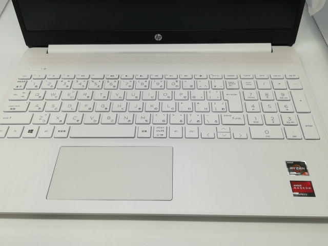 【中古】HP HP 15s-eq1000 15s-eq1132AU ピュアホワイト【R5 4500U 8G 512G(SSD) WiFi 15LCD(1920x1080)】【新橋烏森通り】保証期間１ヶ月【ランクB】