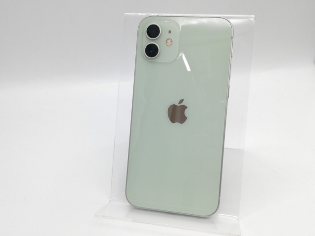 【中古】Apple 国内版 【SIMフリー】 iPhone 12 128GB グリーン MGHY3J/A【新橋烏森通り】保証期間１ヶ月【ランクC】