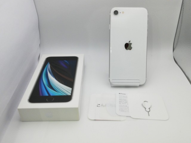 【中古】Apple docomo 【SIMロック解除済み】 iPhone SE（第2世代） 64GB ホワイト MHGQ3J/A（後期型番）【新橋烏森通り】保証期間１ヶ月