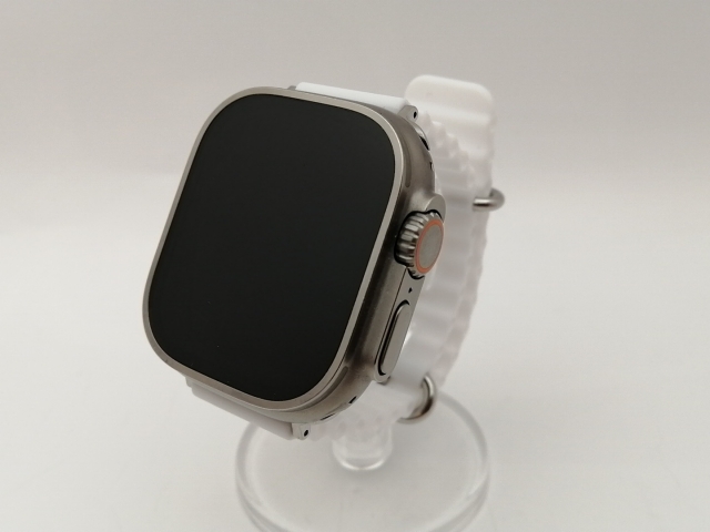 【中古】Apple Apple Watch Ultra 49mm Cellular チタニウムケース/ホワイトオーシャンバンド MNHF3J/A【神保町】保証期間１ヶ月【ランクB】