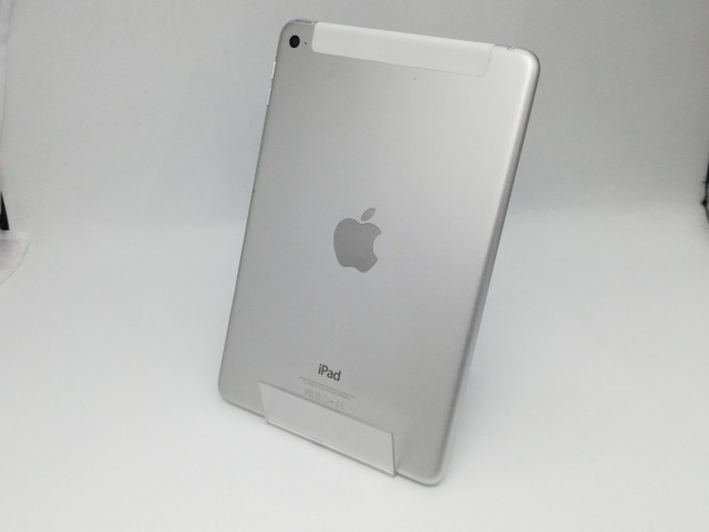 【中古】Apple SoftBank 【SIMロック解除済み】 iPad mini4 Cellular 32GB シルバー MNWF2J/A【新橋烏森通り】保証期間１ヶ月【ランクB】