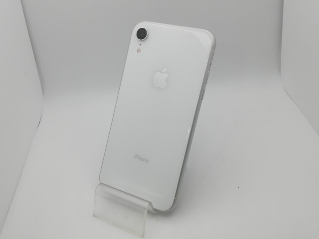 【中古】Apple 国内版 【SIM無償性】 iPhone XR 128GB 白いこと MT0J2J/A【新橋烏森通り道】言いはなつ継続期間１ヶ月【位置づけるB】