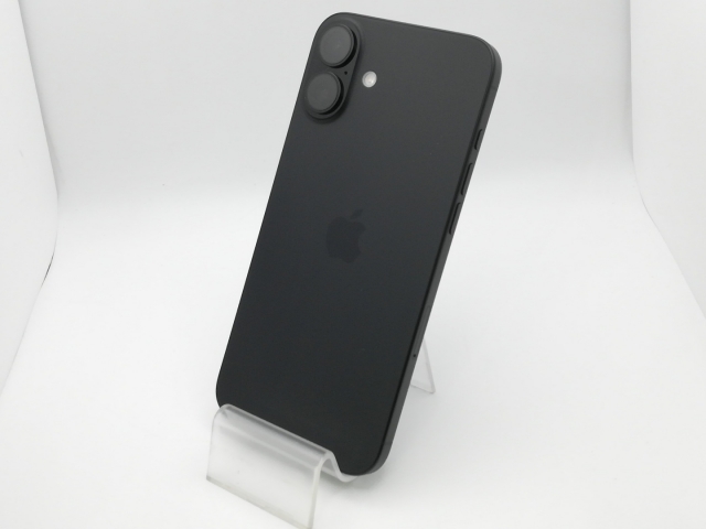 【中古】Apple docomo 【SIMフリー】 iPhone 16 Plus 256GB ブラック MXVG3J/A【新橋烏森通り】保証期間１ヶ月【ランクB】