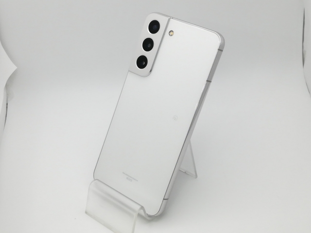 中古】SAMSUNG au 【SIMフリー】 Galaxy S22 ファントムホワイト 8GB