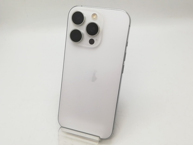 【中古】Apple 国内版 【SIMフリー】 iPhone 16 Pro 128GB ホワイトチタニウム MYMW3J/A【広島本通】保証期間１ヶ月【ランクB】